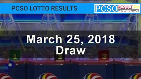 EZ2 RESULT March 25 2018 .